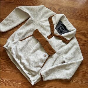 Women’s Carharrt pullover Sherpa sweater